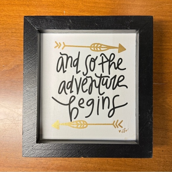 Adventure Begins Framed Wall Art - Picture 6 of 7